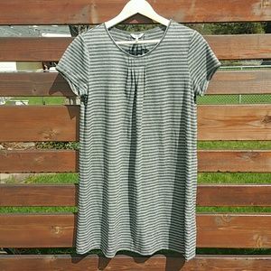 Metro 7 Size small striped glittery t-shirt dress